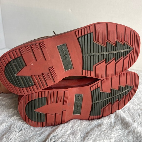 Cole Haan Boots- Sporting/Hiking Two Tone Brown Leather Boots size 6.5 - Picture 10 of 11